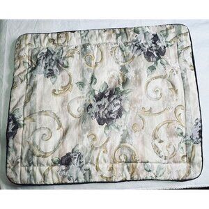 2 Croscill Chambord Cassis Amethyst Standard Pillow Shams Floral Classic